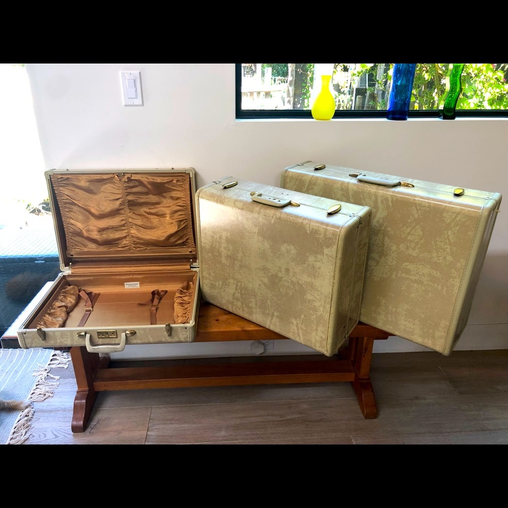 Set of 4 vintage Samsonite Journeyers
